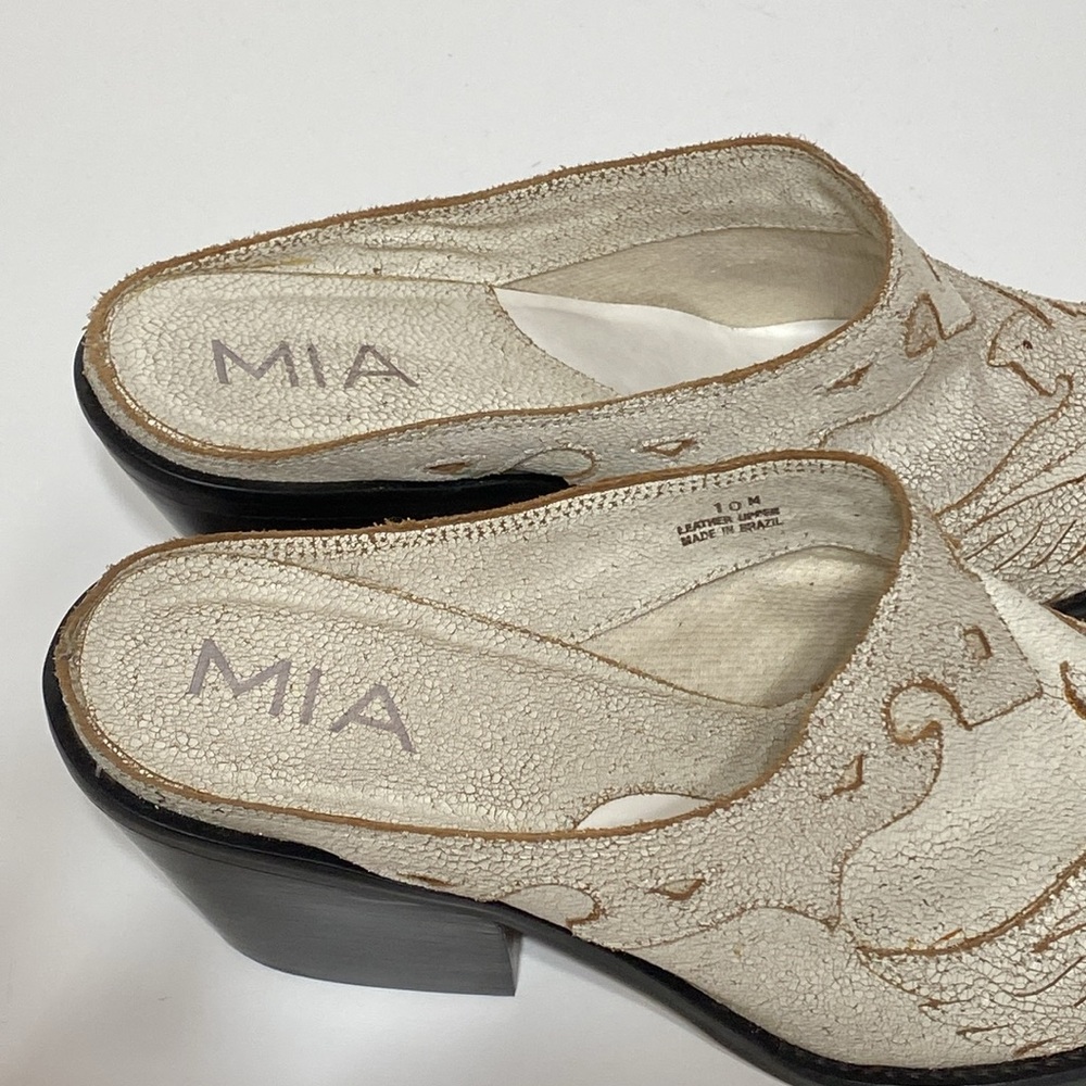 MIA Phoenix Slip on Mule Distressed Leather - Picture 8 of 16